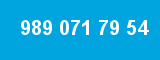 989 071 79 54 989 071 79 54